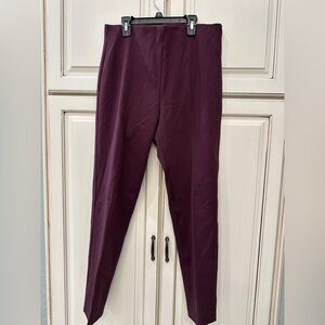 Deep Plum Slip on Pants
